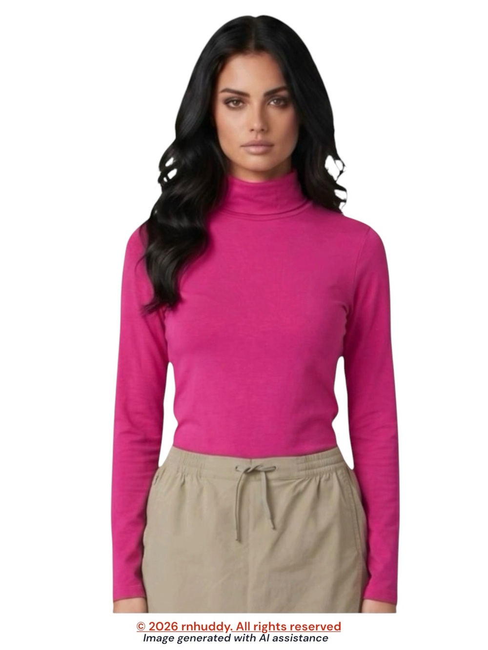 NWT J. Crew XS pink cotton long sleeve tissue turtleneck